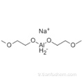 Alüminat (1 -), dihidrobis [2- (metoksi-kO) etanolato-kO] -, sodyum CAS 22722-98-1